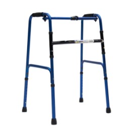 ANDADERA PLEGABLE ALUMINIO AZUL