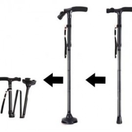BASTON PLEGABLE CON LAMPARA